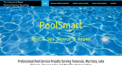 Desktop Screenshot of poolsmartpoolandspa.com